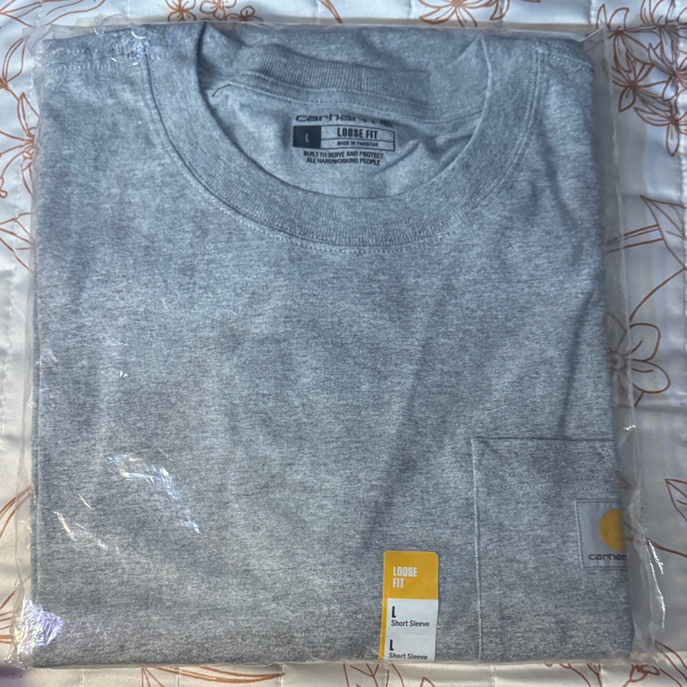 Carhartt Men's Heather Gray Short Sleeve Tee